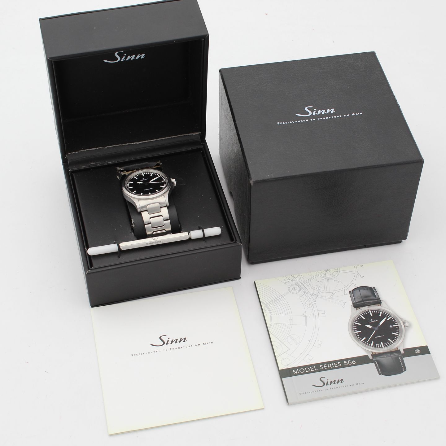 Sinn 556 556.01 (2012) - Zwart wijzerplaat 39mm Staal (8/8)