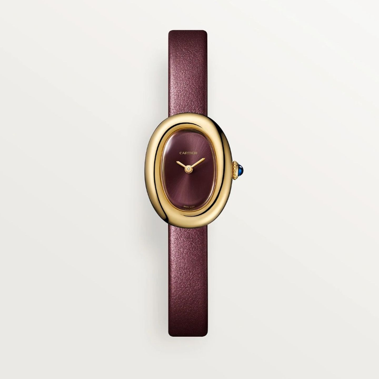 Cartier Baignoire WGBA0032 (2025) - Brown dial 25 mm Yellow Gold case (1/1)