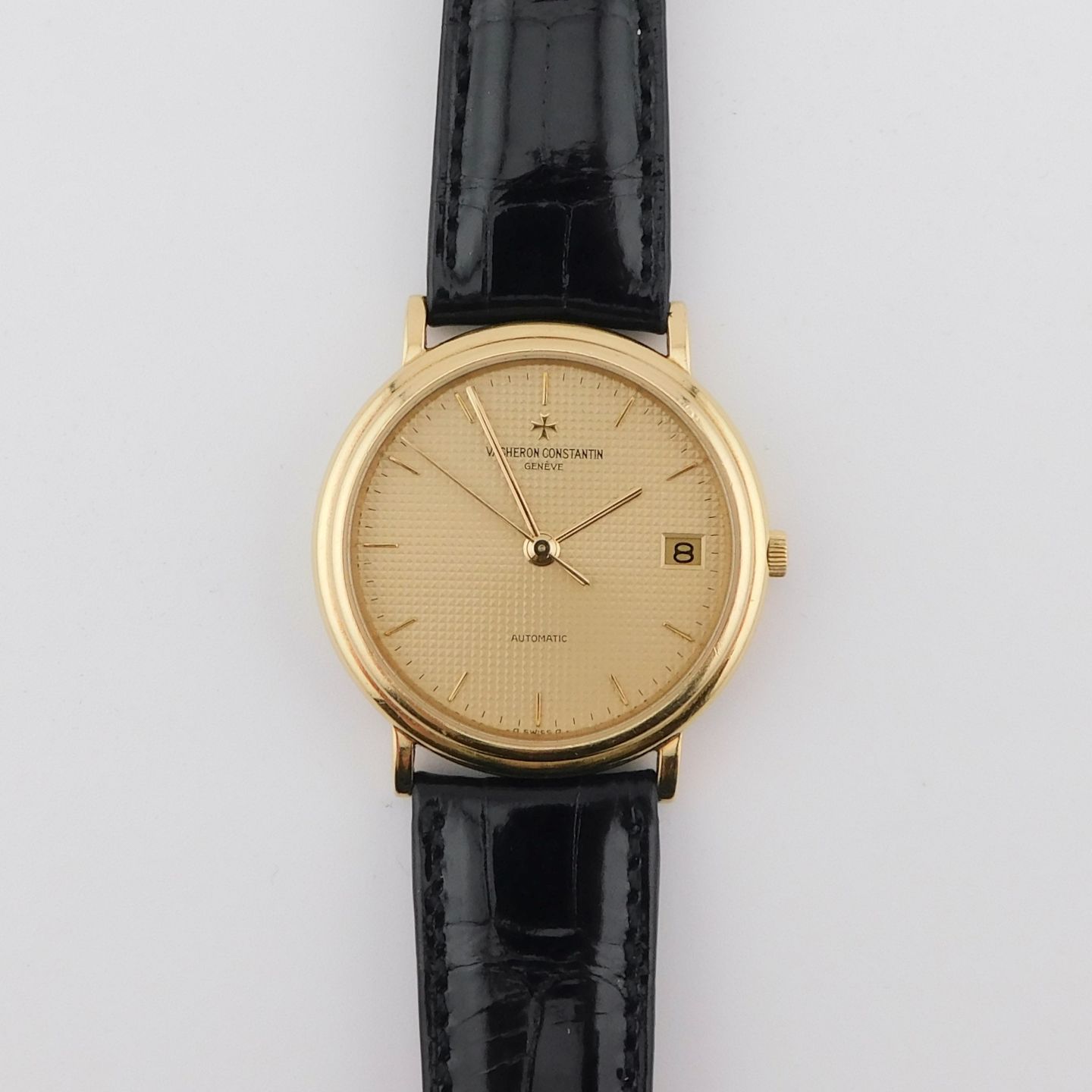 Vacheron Constantin Patrimony 47014 (1997) - Yellow dial 34 mm Yellow Gold case (2/4)