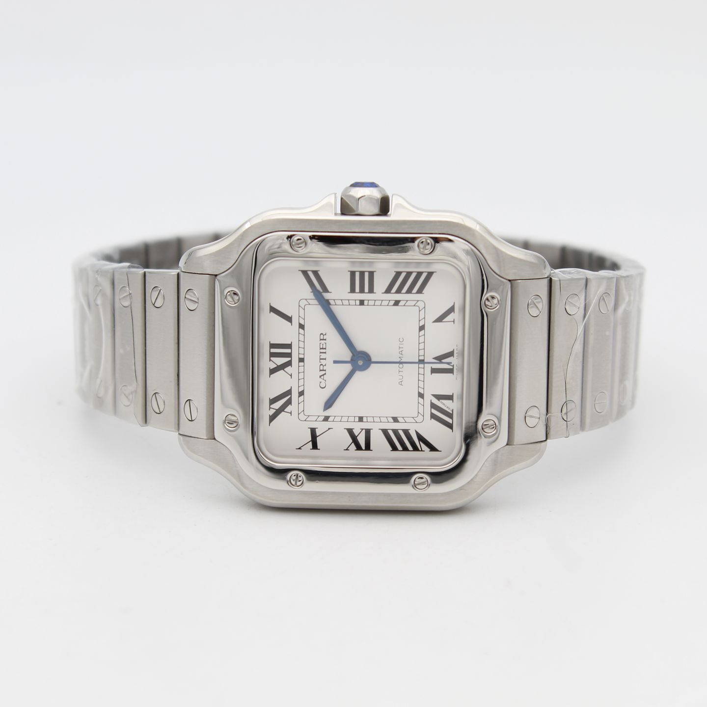 Cartier Santos WSSA0029 (2022) - Zilver wijzerplaat 35mm Staal (5/8)