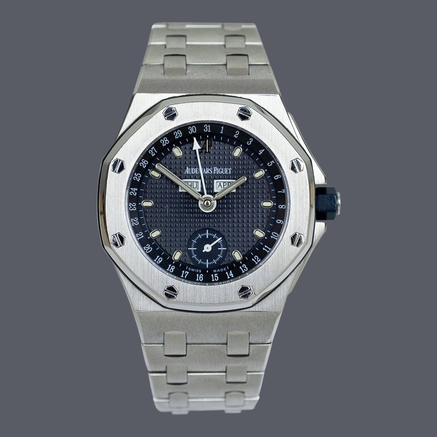 Audemars Piguet Royal Oak Offshore 25807ST.OO.1010ST.01 (1999) - Blauw wijzerplaat 38mm Staal (1/1)