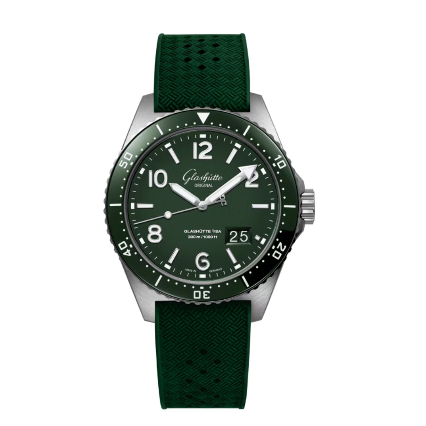 Glashütte Original SeaQ Panorama Date 36-13-07-83-08 (2023) - Green dial Unknown Steel case (1/1)