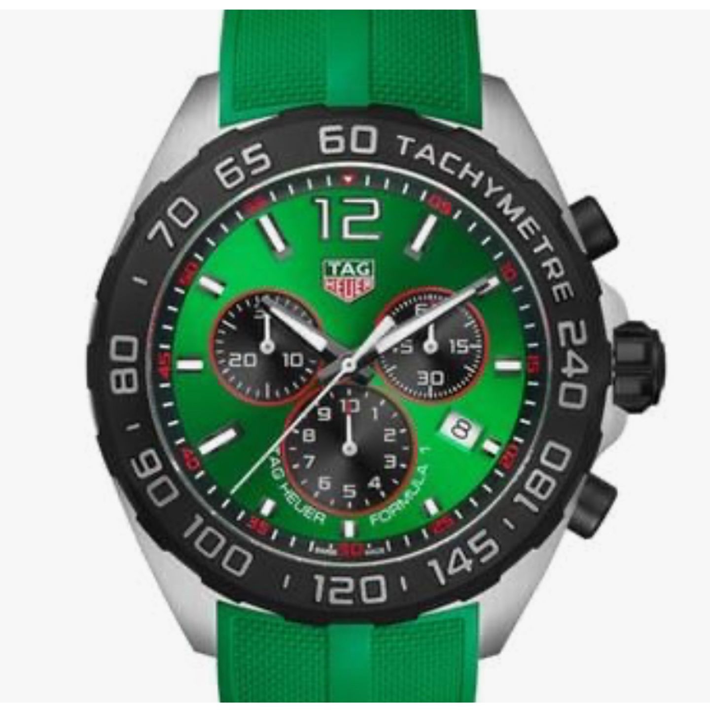 TAG Heuer Formula 1 Quartz CAZ101AP.FT8056 (2024) - Green dial 43 mm Steel case (1/1)