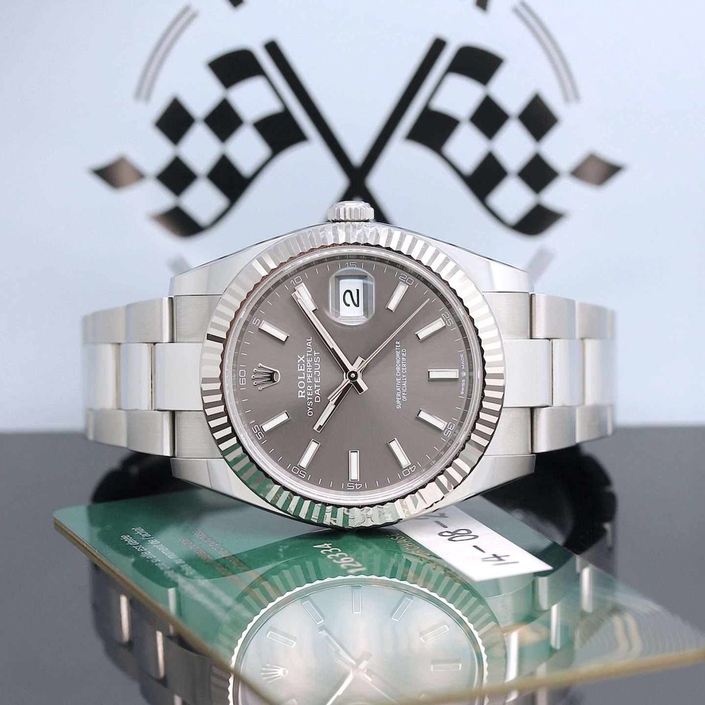 Rolex Datejust 41 126334 (2021) - Grey dial 41 mm Steel case (2/8)