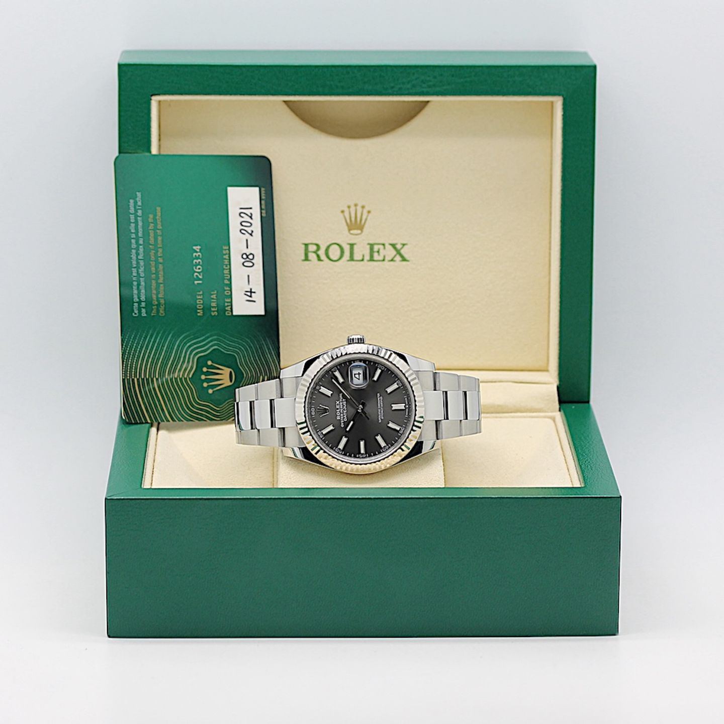 Rolex Datejust 41 126334 (2021) - Grey dial 41 mm Steel case (5/8)