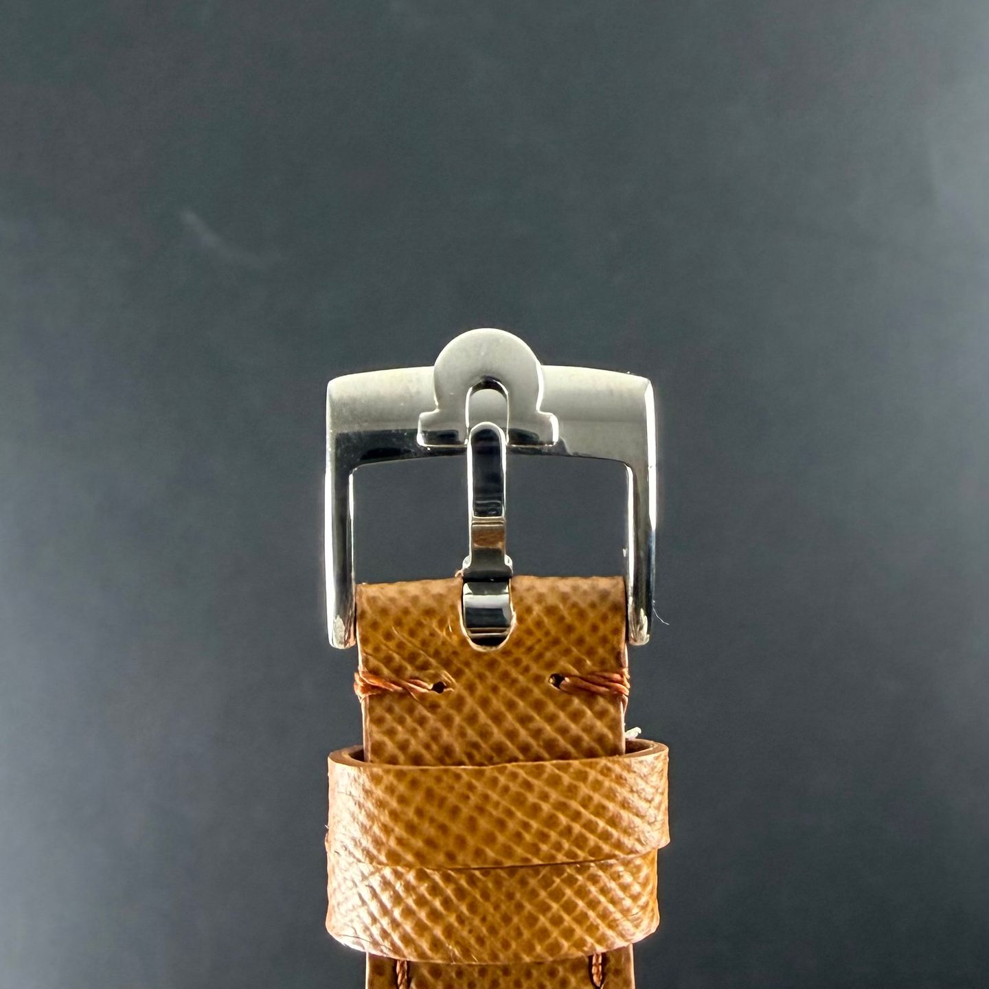 Omega Vintage 196.0058 (1973) - Grey dial 38 mm Steel case (7/8)