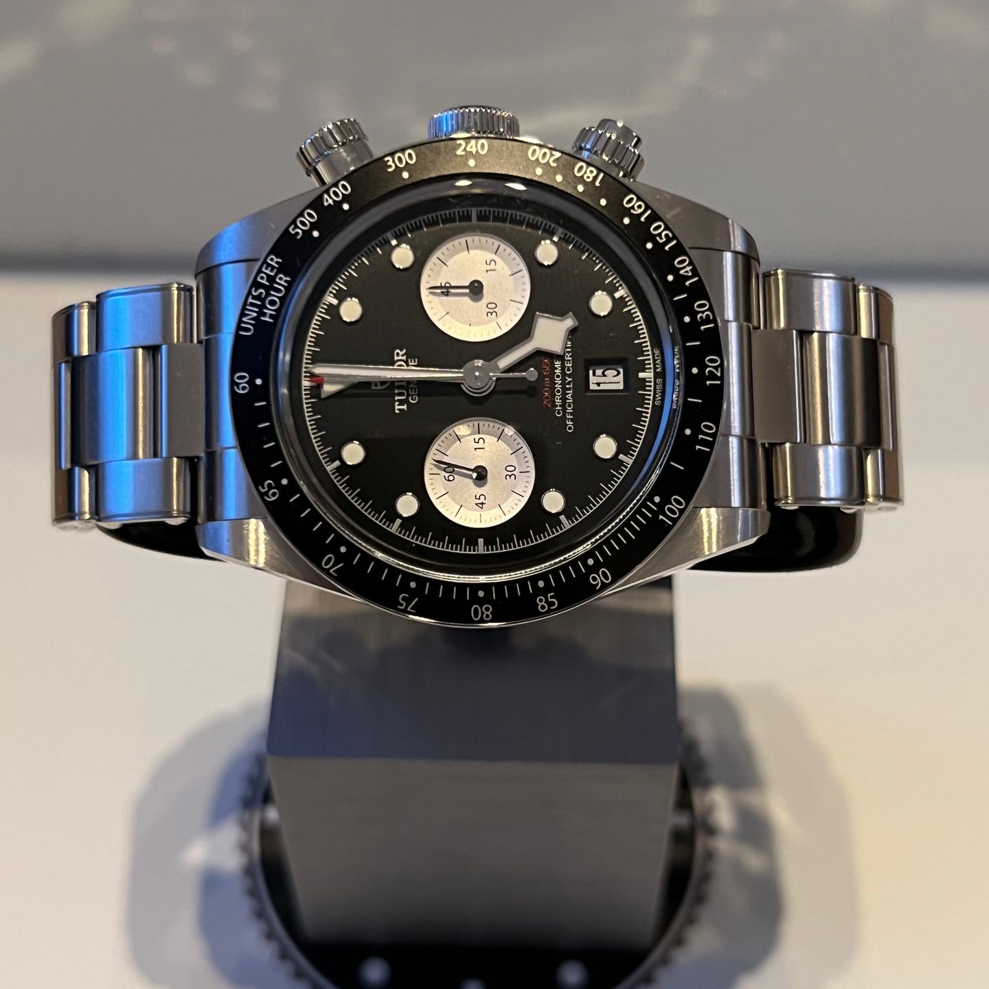 Tudor Black Bay Chrono 79360N (2023) - Black dial 41 mm Steel case (6/8)