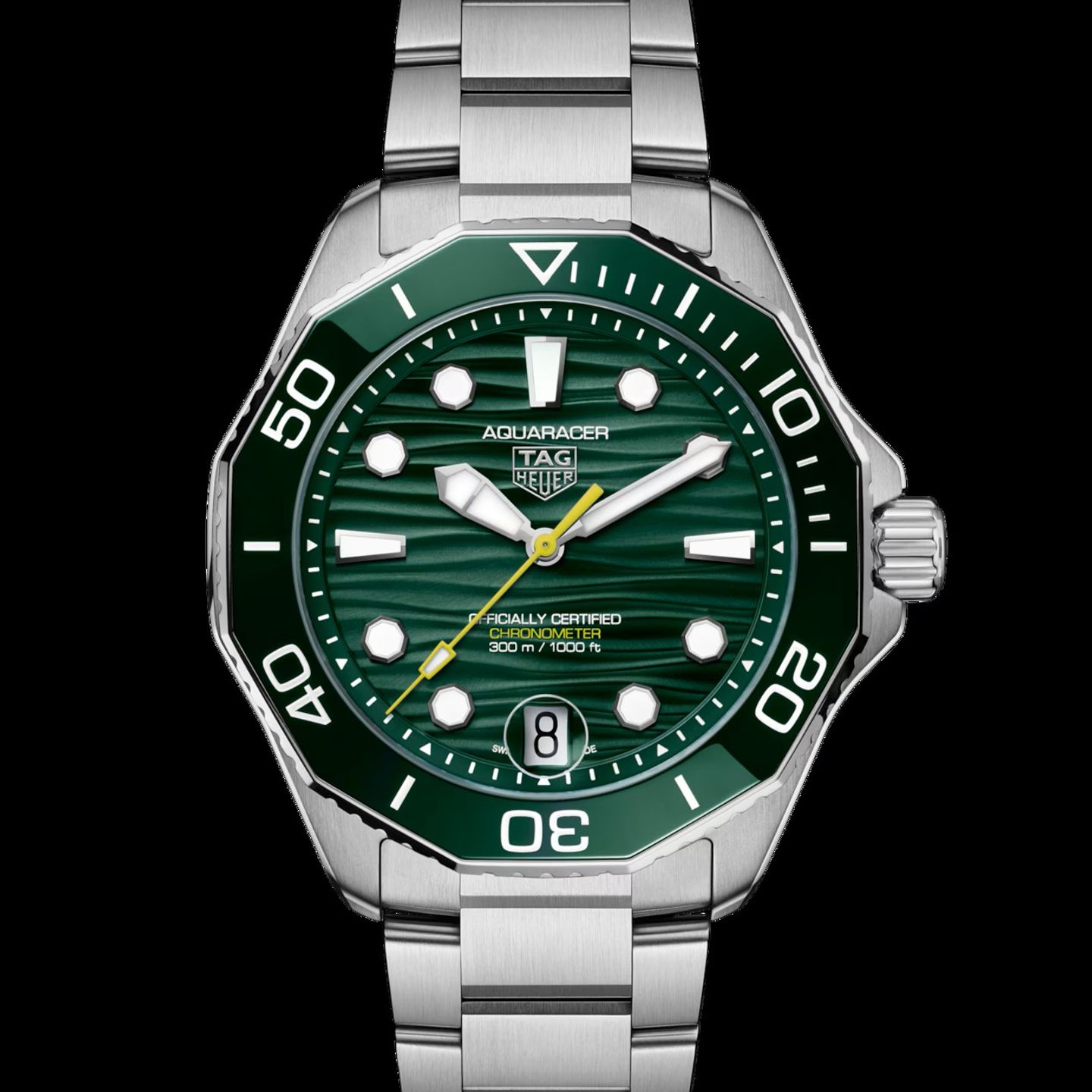 TAG Heuer Aquaracer WBP5116.BA0013 (2025) - Green dial 42 mm Steel case (1/1)