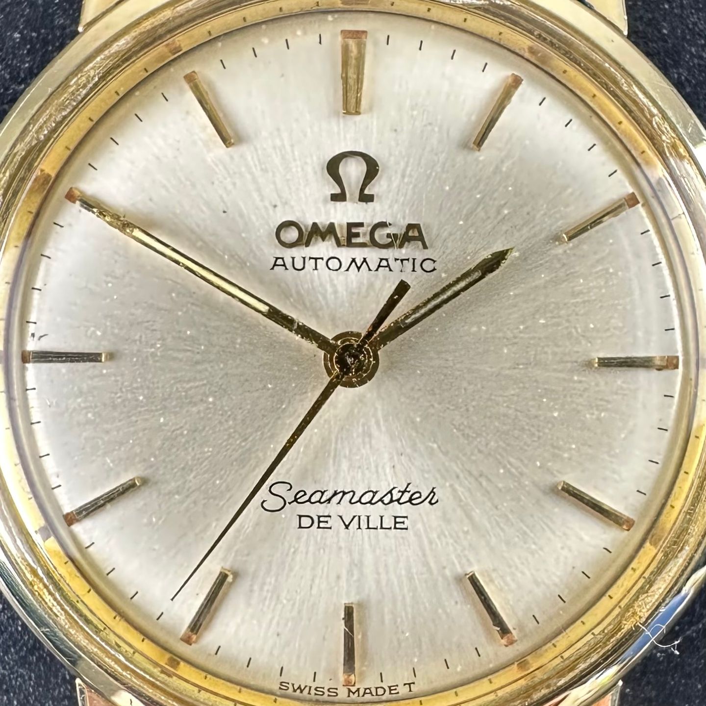 Omega Seamaster DeVille 165.004 (1964) - White dial 31 mm Gold/Steel case (8/8)
