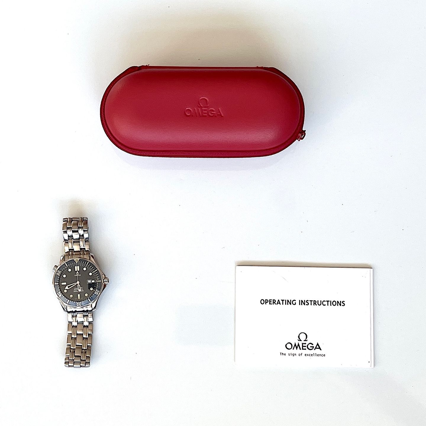 Omega Seamaster 2541.80 (2000) - Blauw wijzerplaat 41mm Staal (8/8)