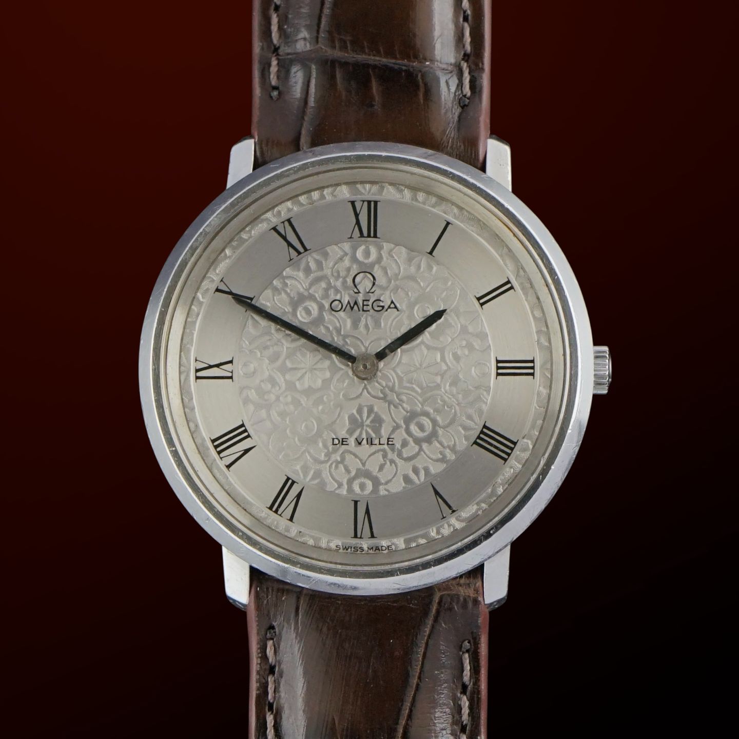 Omega De Ville 111.0107 (1973) - Zilver wijzerplaat 33mm Staal (1/8)