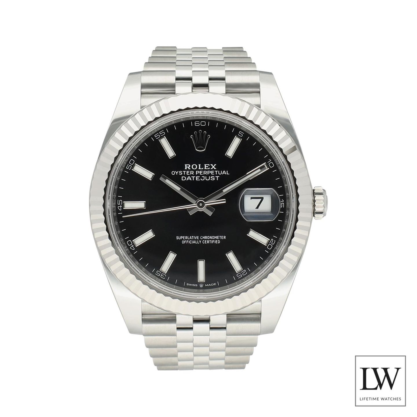 Rolex Datejust 41 126334 (2026) - Zwart wijzerplaat 41mm Staal (3/8)