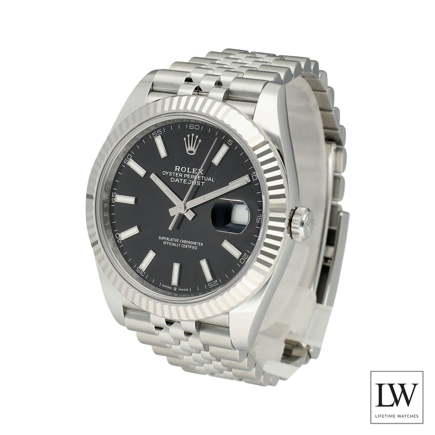 Rolex Datejust 41 126334 (2026) - Zwart wijzerplaat 41mm Staal (5/8)