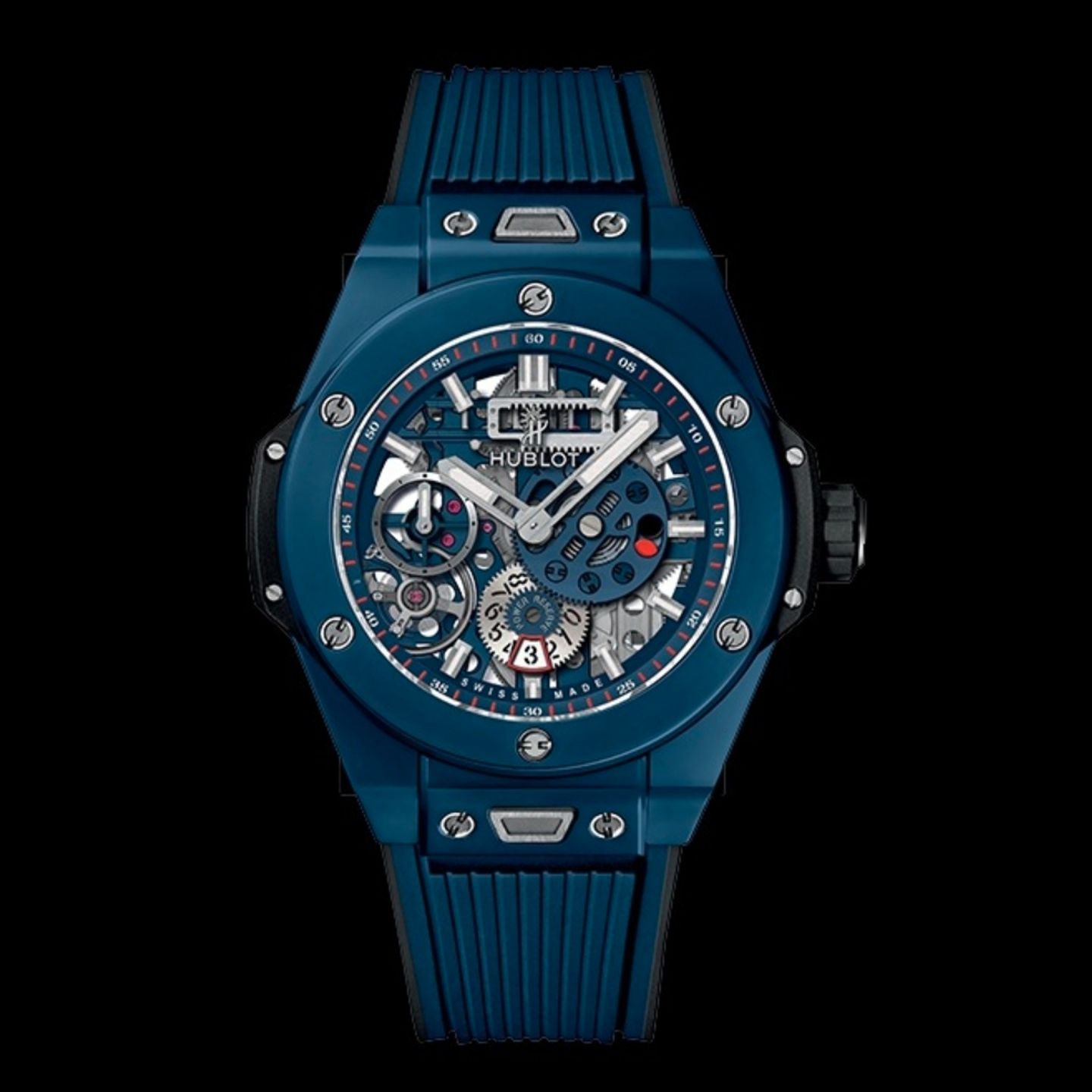 Hublot Big Bang Meca-10 414.EX.5123.RX (2023) - Transparant wijzerplaat 45mm Keramiek (1/1)