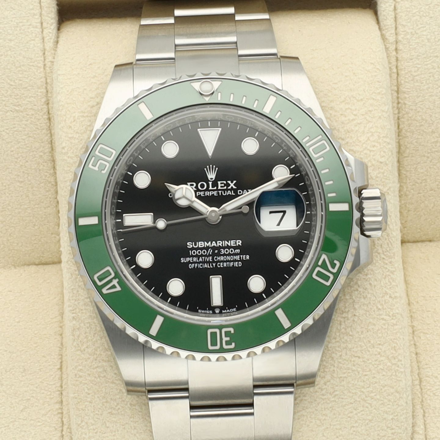 Rolex Submariner Date 126610LV (2023) - Zwart wijzerplaat 41mm Staal (1/8)
