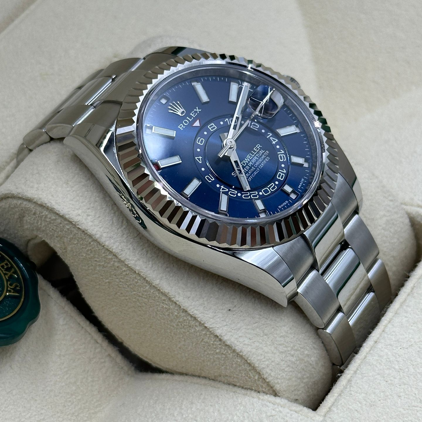 Rolex Sky-Dweller 326934 326934 BLUE OYS (2024) - Onbekend wijzerplaat 42mm Staal (3/4)