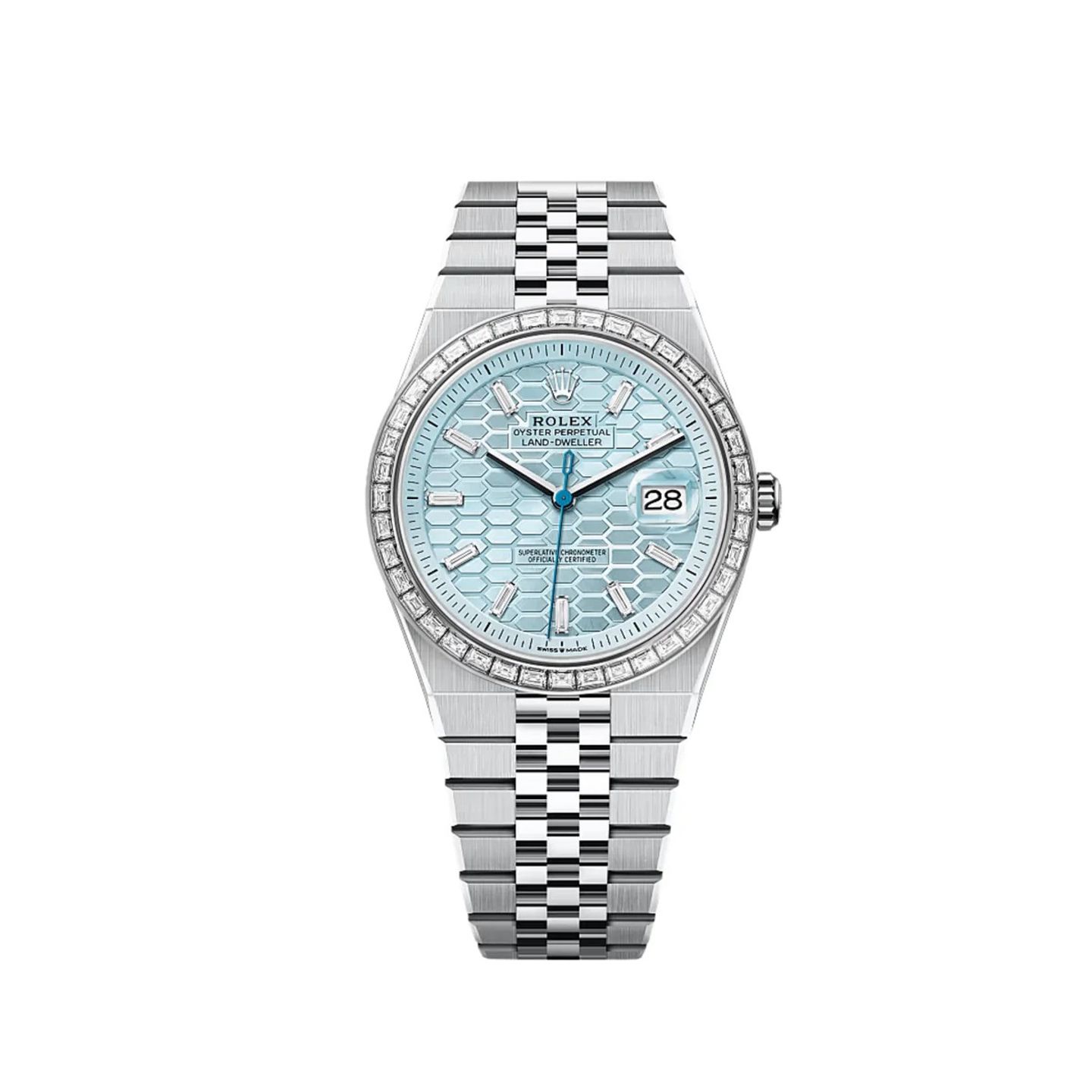 Rolex Land-Dweller 40 127386TBR (2025) - Blue dial 40 mm Platinum case (1/1)