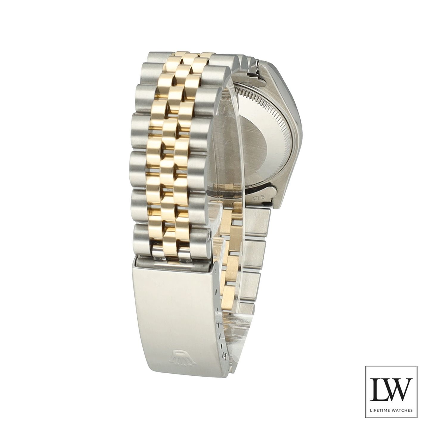 Rolex Datejust 31 68273 (1997) - Blue dial 31 mm Gold/Steel case (6/8)