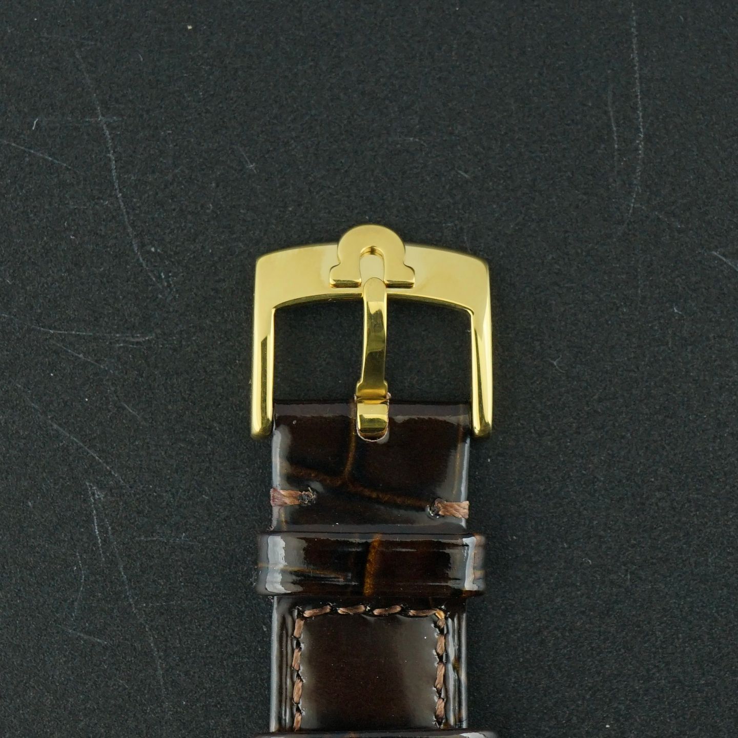 Omega Seamaster 166.020 (1963) - White dial 34 mm Yellow Gold case (7/8)