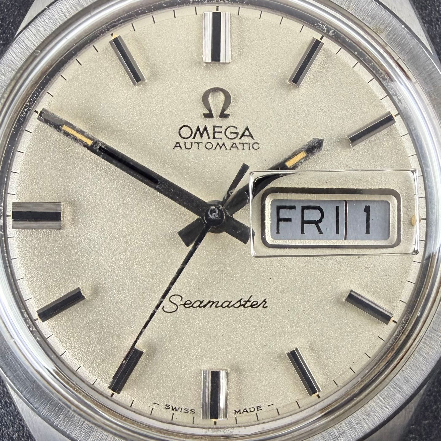 Omega Seamaster 166.032 (1970) - White dial 36 mm Steel case (8/8)