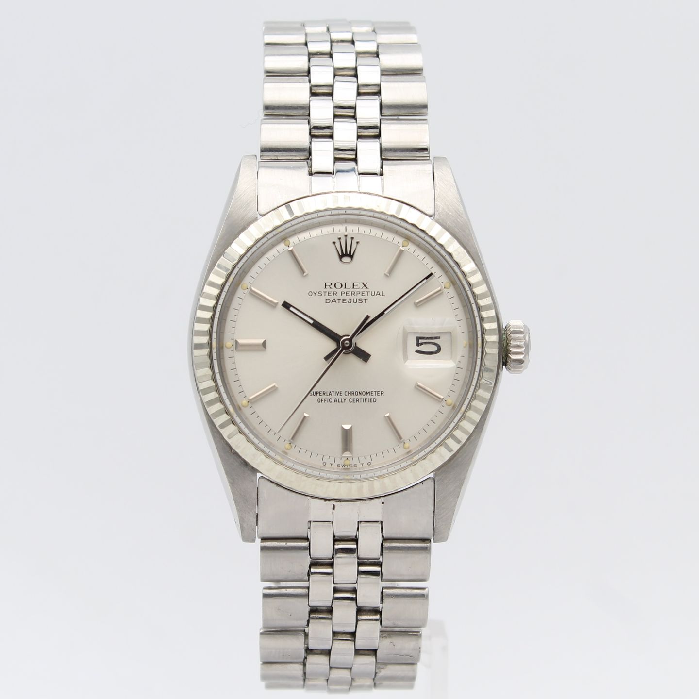 Rolex Datejust 36 1601 (1973) - Silver dial 36 mm Steel case (1/8)