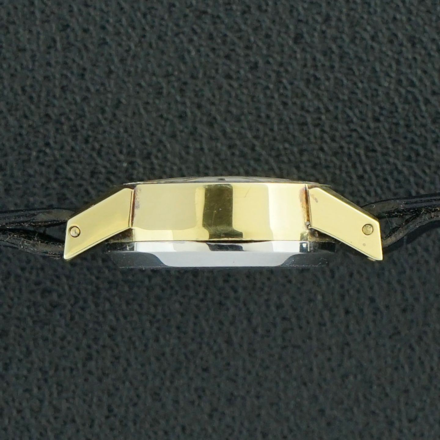 Omega De Ville 511.166 (1970) - White dial 17 mm Gold/Steel case (6/8)