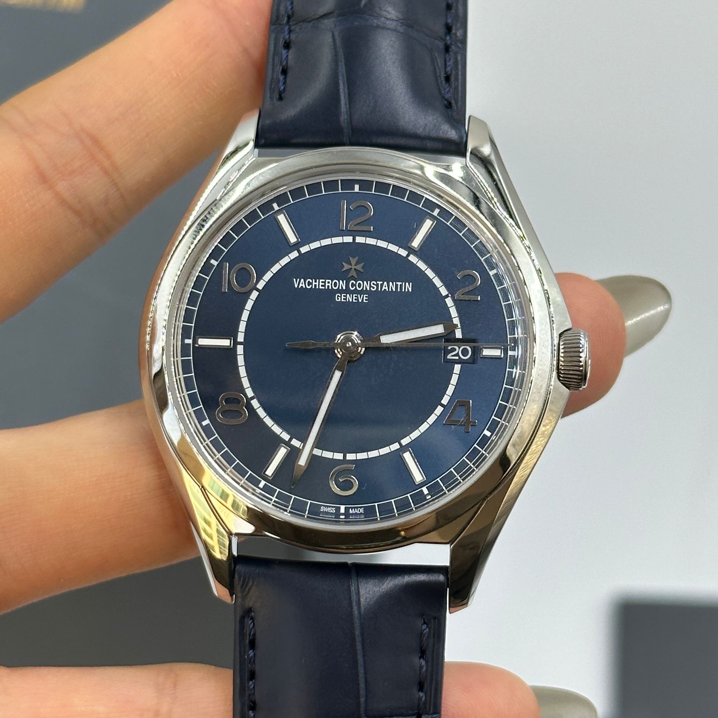 Vacheron Constantin Fiftysix 4600E/000A-B487 (2022) - Blue dial 40 mm Steel case (5/8)