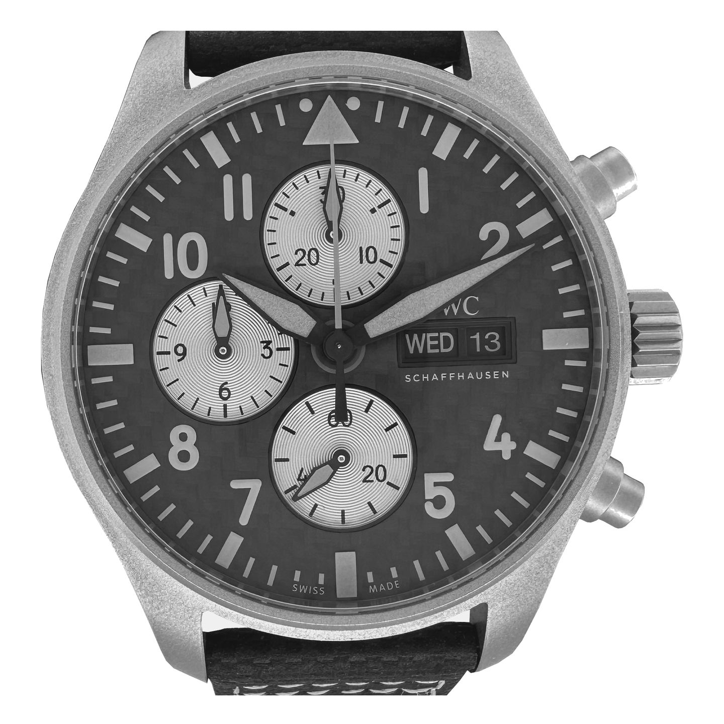 IWC Ingenieur AMG IW377903 (2023) - Grijs wijzerplaat 43mm Titanium (1/8)