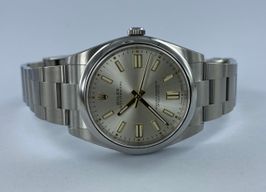 Rolex Oyster Perpetual 41 124300 (2024) - Zilver wijzerplaat 41mm Staal