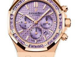 Audemars Piguet Royal Oak Chronograph 26319OR.AY.1256OR.01 (2025) - Purple dial 38 mm Rose Gold case