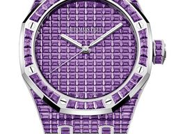 Audemars Piguet Royal Oak Selfwinding 15514BC.RY.1284BC.01 (2025) - Yellow dial 41 mm White Gold case