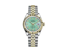 Rolex Lady-Datejust 279173 (2021) - Green dial 28 mm Gold/Steel case