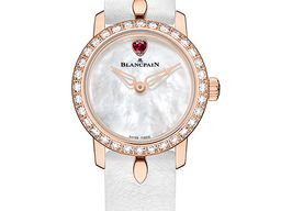 Blancpain Women 0063D-2954-63A (2022) - Pearl dial 21 mm Rose Gold case