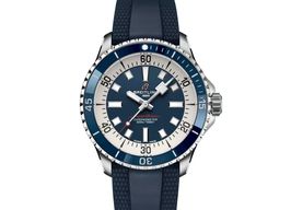 Breitling Superocean 42 A17375E71C1S1 (2024) - Blauw wijzerplaat 42mm Staal