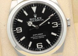 Rolex Explorer 214270 (2019) - Zwart wijzerplaat 39mm Staal