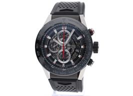TAG Heuer Carrera Calibre HEUER 01 CAR2A1Z.FT6044 (2019) - Transparent dial 45 mm Steel case