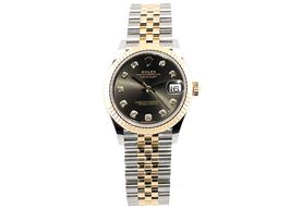 Rolex Datejust 31 278273 (2023) - Grey dial 31 mm Gold/Steel case