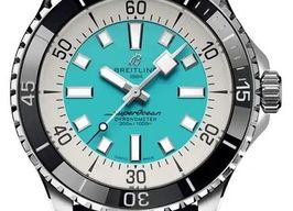Breitling Superocean 44 A17376211L2S1 (2026) - Turquoise wijzerplaat 44mm Staal