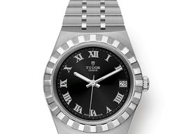 Tudor Royal 28400-0003 (2023) - Zwart wijzerplaat 34mm Staal