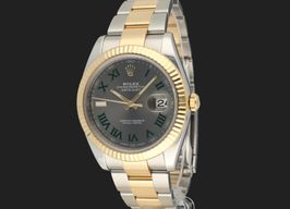 Rolex Datejust 41 126333 (2018) - Grijs wijzerplaat 41mm Goud/Staal