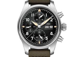IWC Pilot Spitfire Chronograph IW387901 (2025) - Black dial 41 mm Steel case