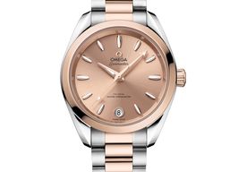 Omega Seamaster Aqua Terra 220.20.34.20.10.001 (2025) - Roze wijzerplaat 34mm Goud/Staal