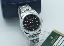 Rolex Milgauss 116400 (2011) - Zwart wijzerplaat 40mm Staal