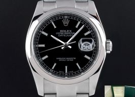 Rolex Datejust 36 116200 (2008) - Wit wijzerplaat 36mm Staal