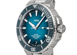Oris Aquis Date 01 400 7763 4135-07 8 24 09PEB (2022) - Blue dial 44 mm Steel case