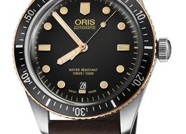 Oris Divers Sixty Five 01 733 7707 4354-07 5 20 55 (2022) - Zwart wijzerplaat 40mm Staal