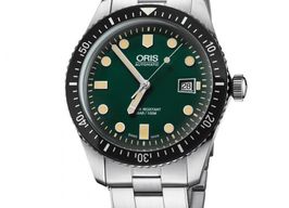 Oris Divers Sixty Five 01 733 7720 4057-07 8 21 18 (2022) - Green dial 42 mm Steel case