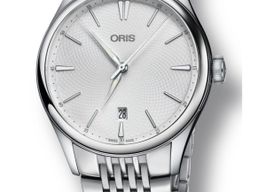 Oris Artelier Date 01 733 7721 4051-07 8 21 79 (2022) - Silver dial 40 mm Steel case