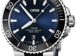 Oris Aquis Date 01 733 7730 4135-07 4 24 65EB (2022) - Blue dial 44 mm Steel case