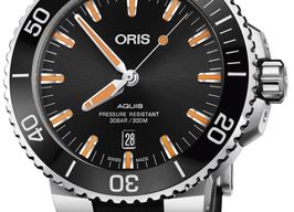 Oris Aquis Date 01 733 7730 4159-07 4 24 64EB (2022) - Black dial 44 mm Steel case